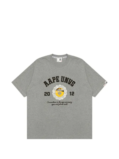 AAPE BY *A BATHING APE® Aapeunvs graphic-print cotton T-shirt