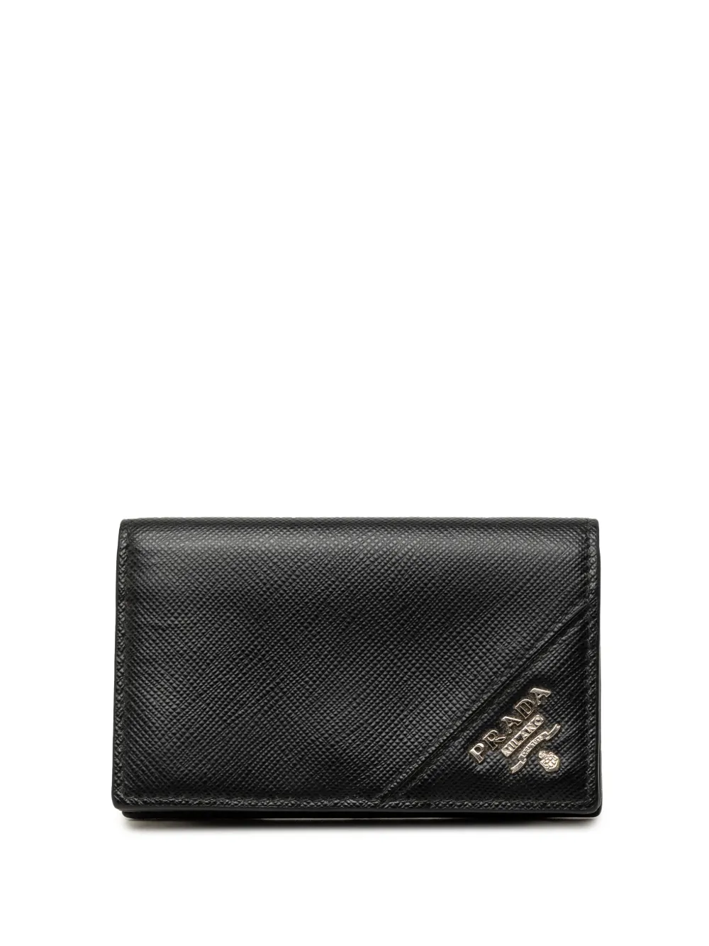Prada Pre-Owned 2013-2026 Saffiano card holder - Nero