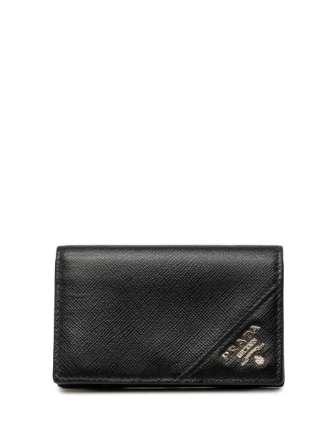 Prada Pre-Owned tarjetero de piel Saffiano 2013-2026