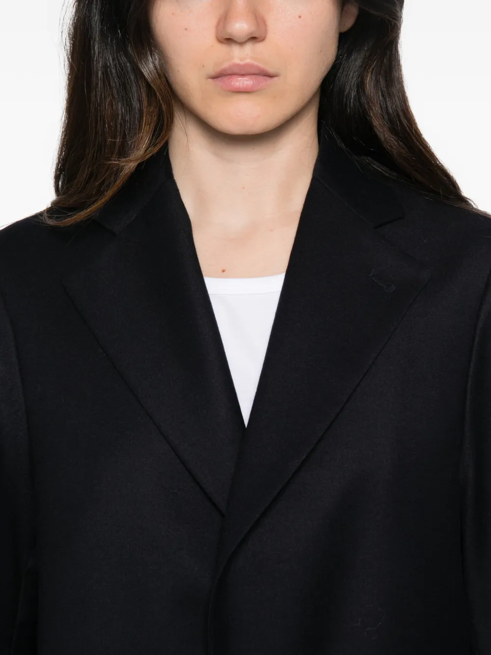 Barena Blazer met enkele rij knopen Blauw