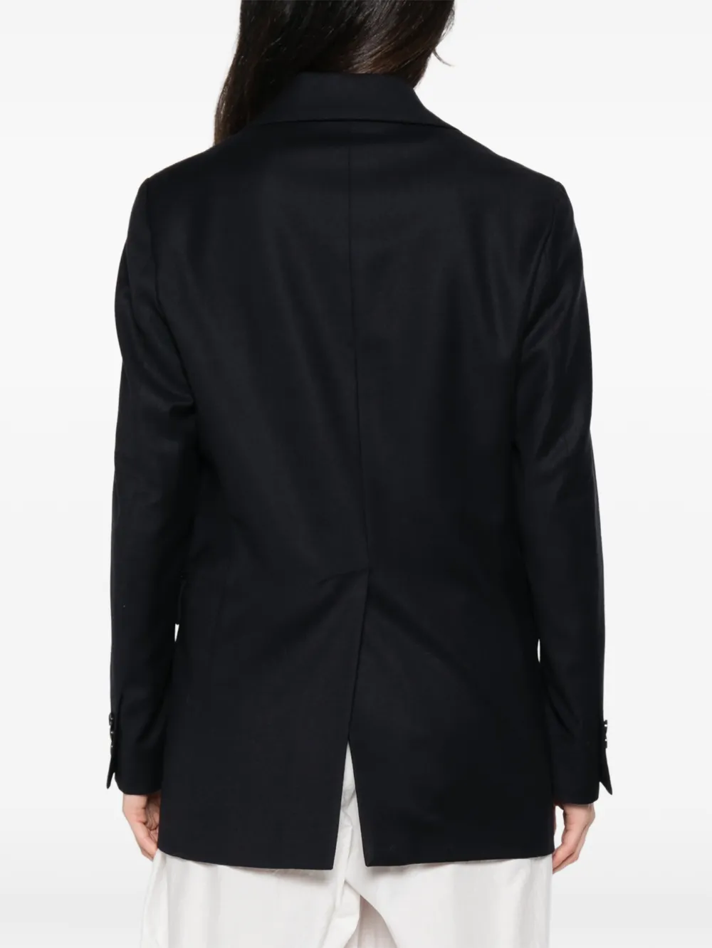 Barena Blazer met enkele rij knopen Blauw