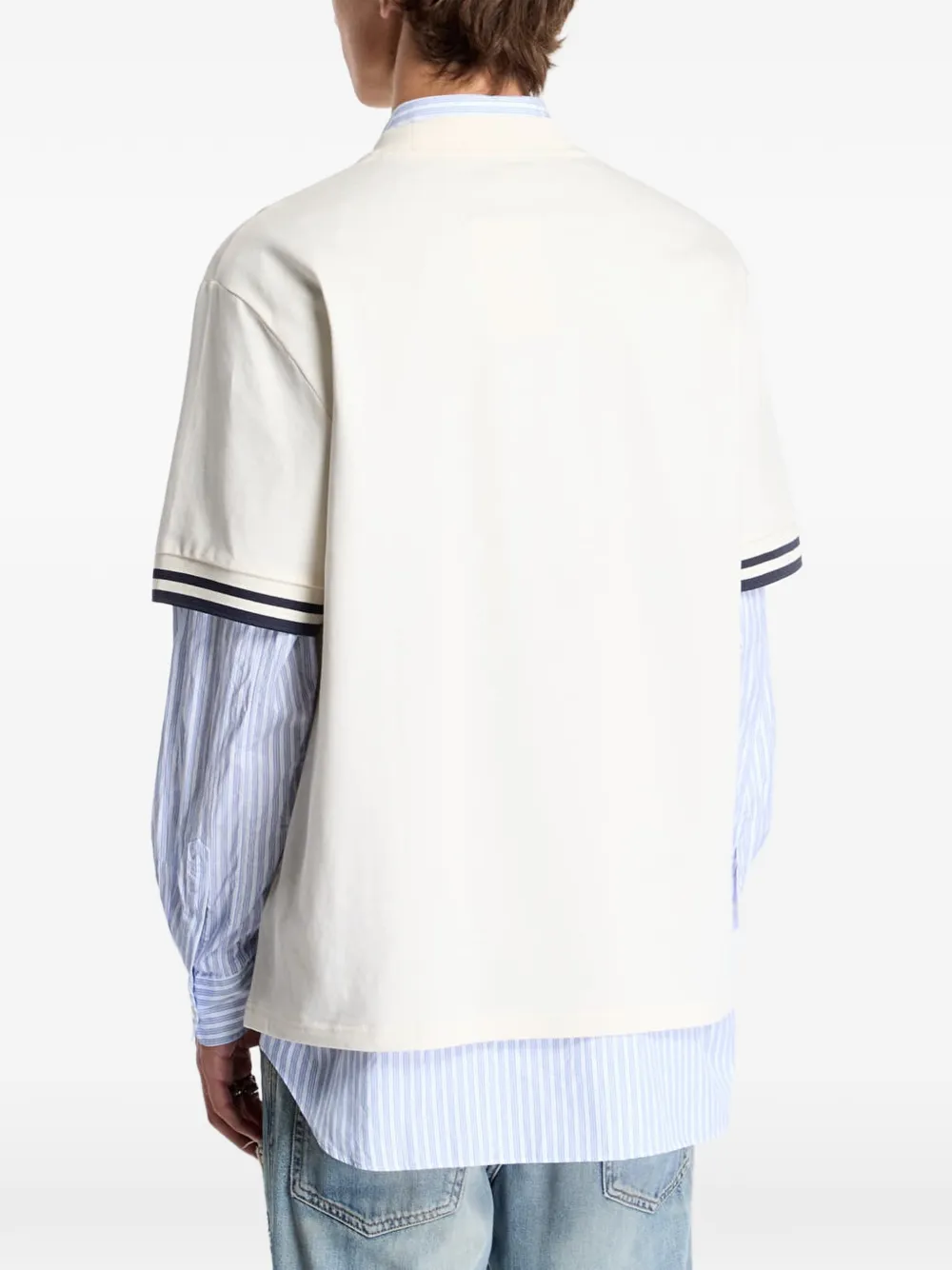 Fred Perry T-shirt met print Beige