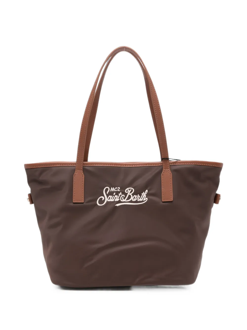 MC2 Saint Barth mid City logo-embroidered tote bag