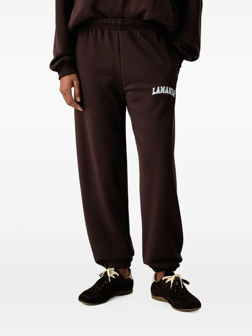 La Mania Angeles logo-print elasticated track pants
