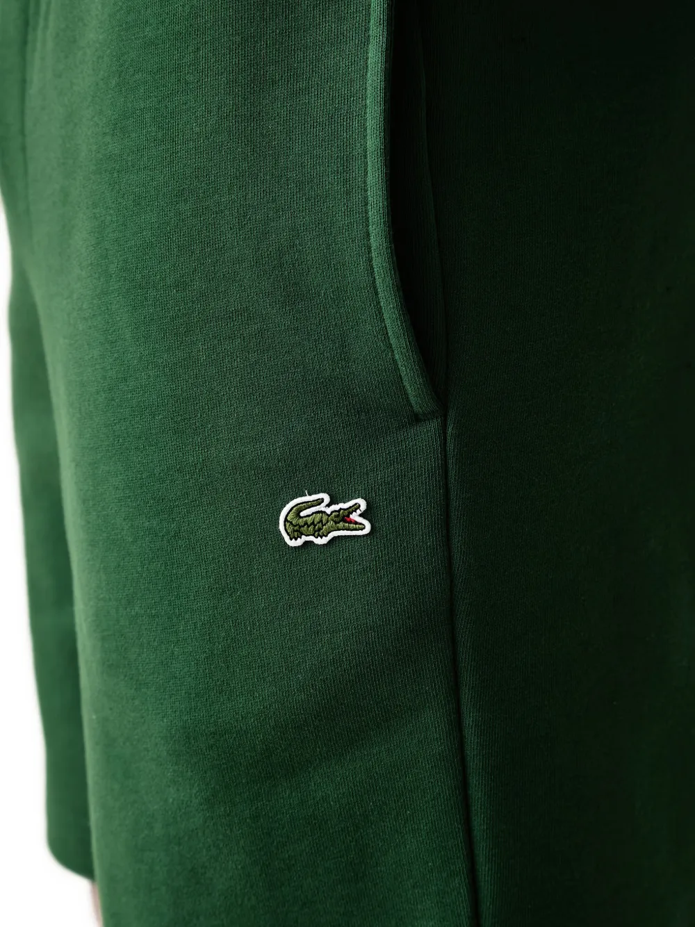 Lacoste Trainingsshorts met logopatch Groen