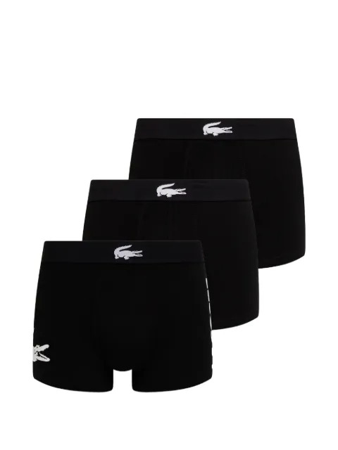 Lacoste logo-print boxers (set of three)