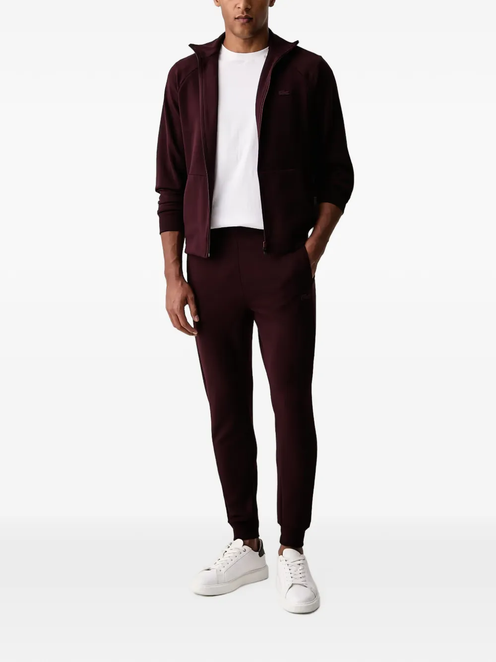 Lacoste Trainingsbroek met logopatch Bruin