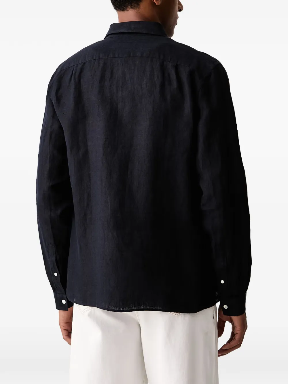 Lacoste Overhemd met logopatch Blauw