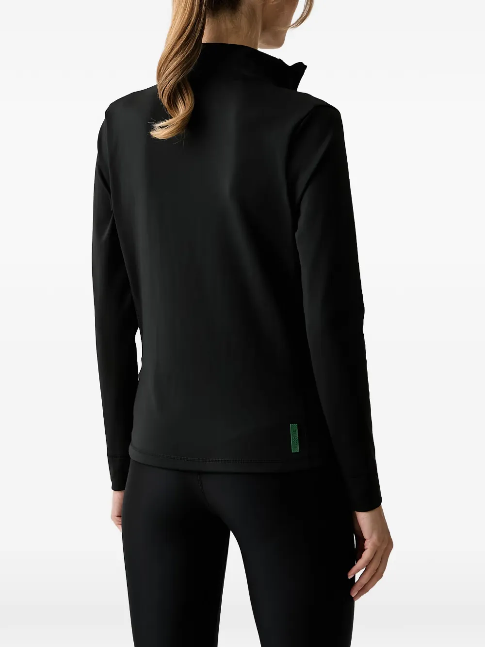 Lacoste Sweater met logopatch Zwart