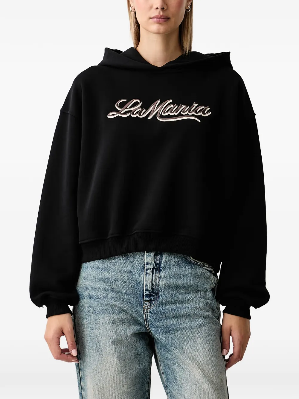 La Mania Luma logo-embroidered hoodie