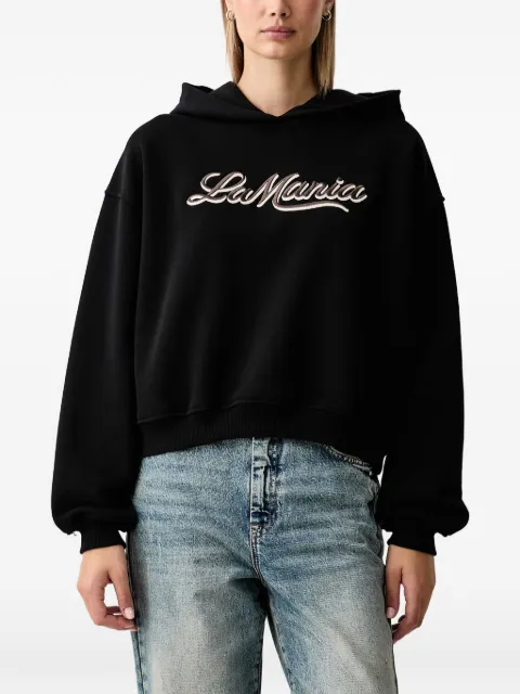 La Mania Luma logo-embroidered hoodie