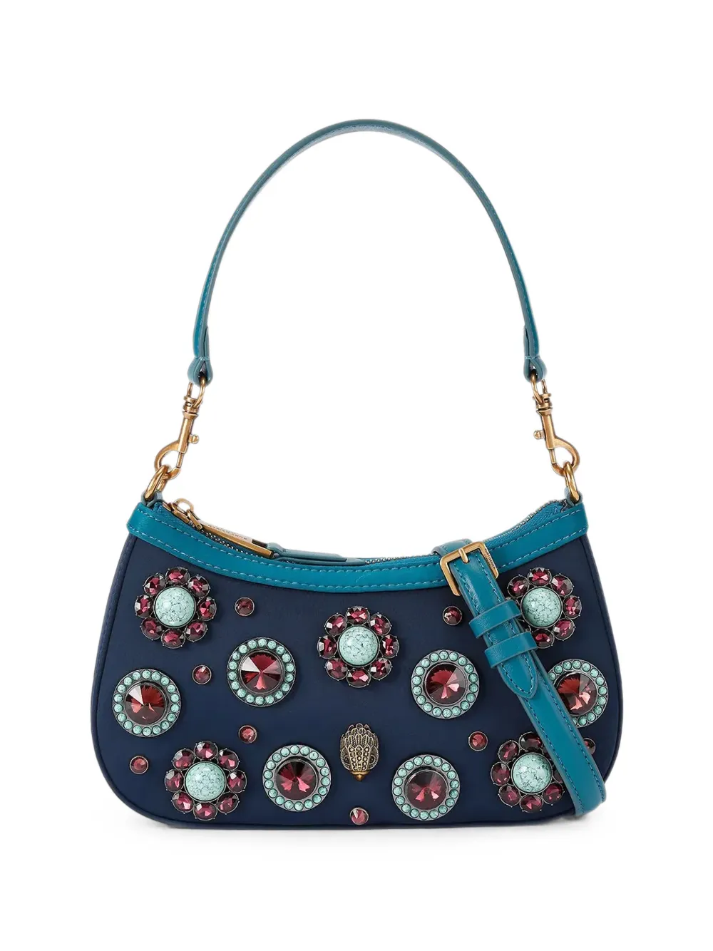 Kurt Geiger London Sloane crystal-embellished shoulder bag