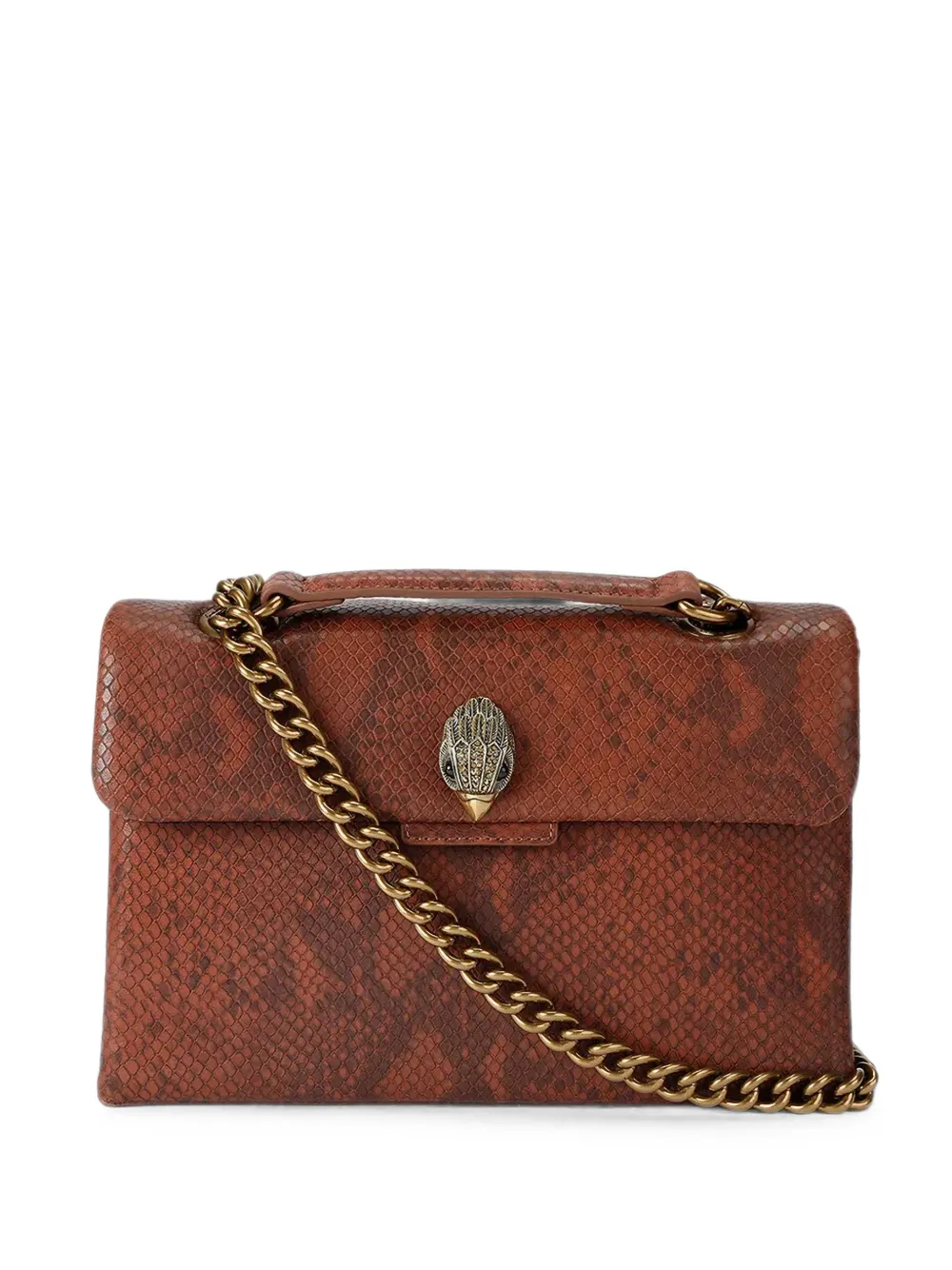 Kurt Geiger London Kensington snake-effect shoulder bag