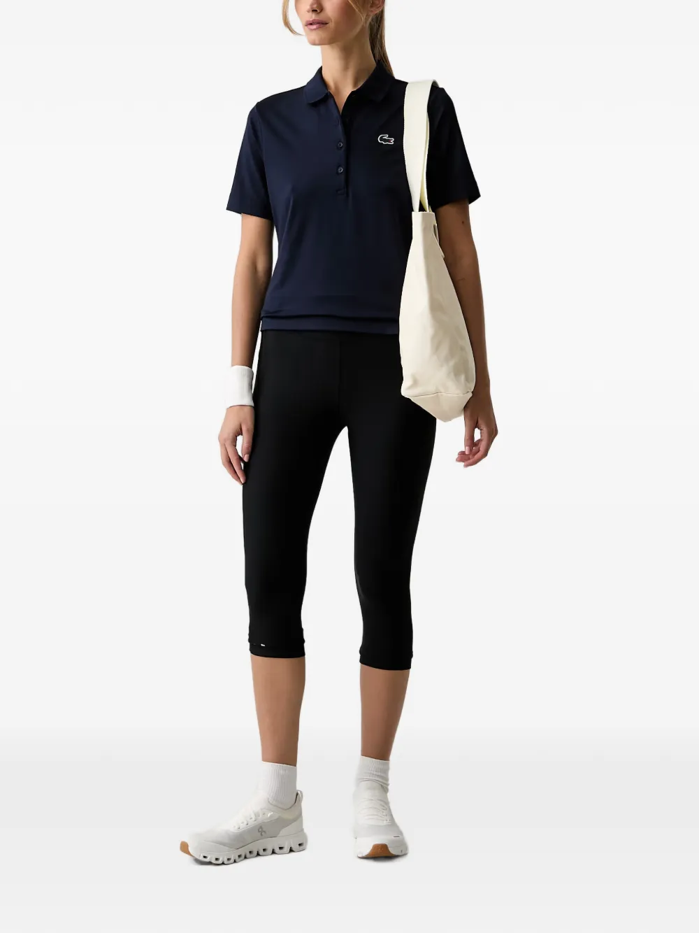 Lacoste Poloshirt met logopatch Blauw