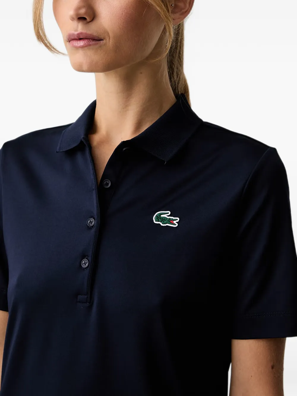 Lacoste Poloshirt met logopatch Blauw