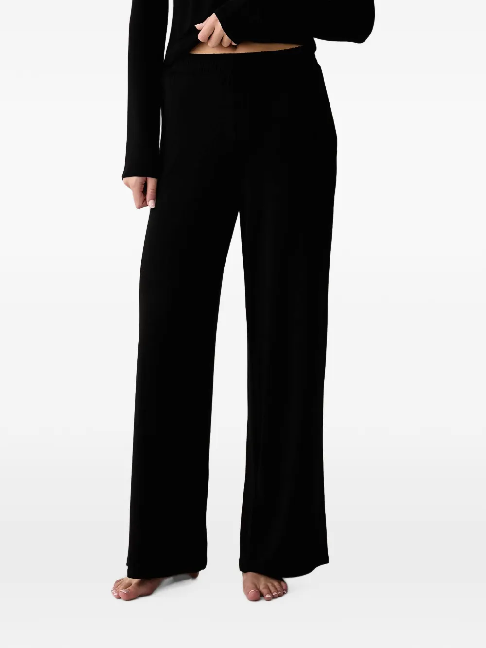 TWINSET ruffle-trim pyjamas Zwart