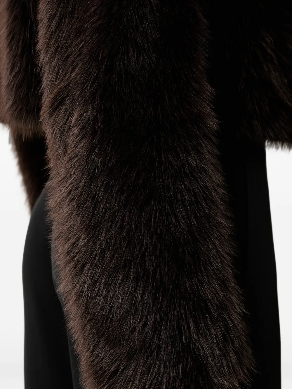 TWINSET Jack van imitatiebont Bruin