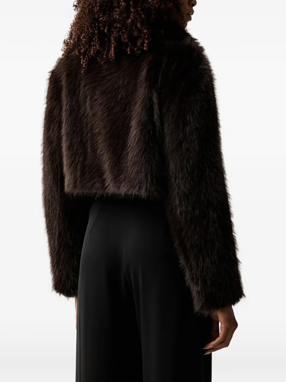 TWINSET Jack van imitatiebont Bruin