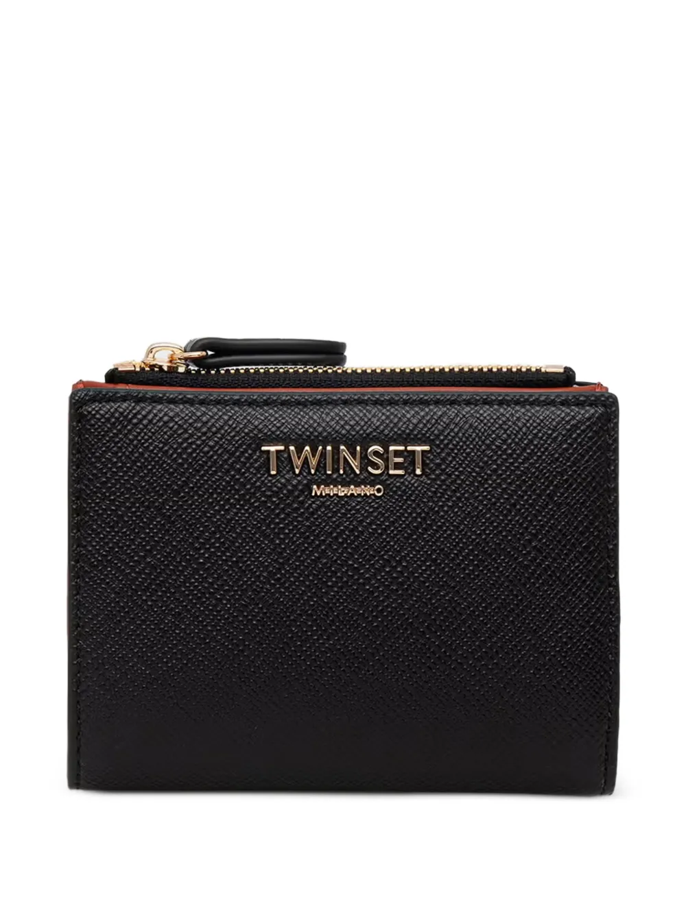TWINSET logo-plaque bifold wallet