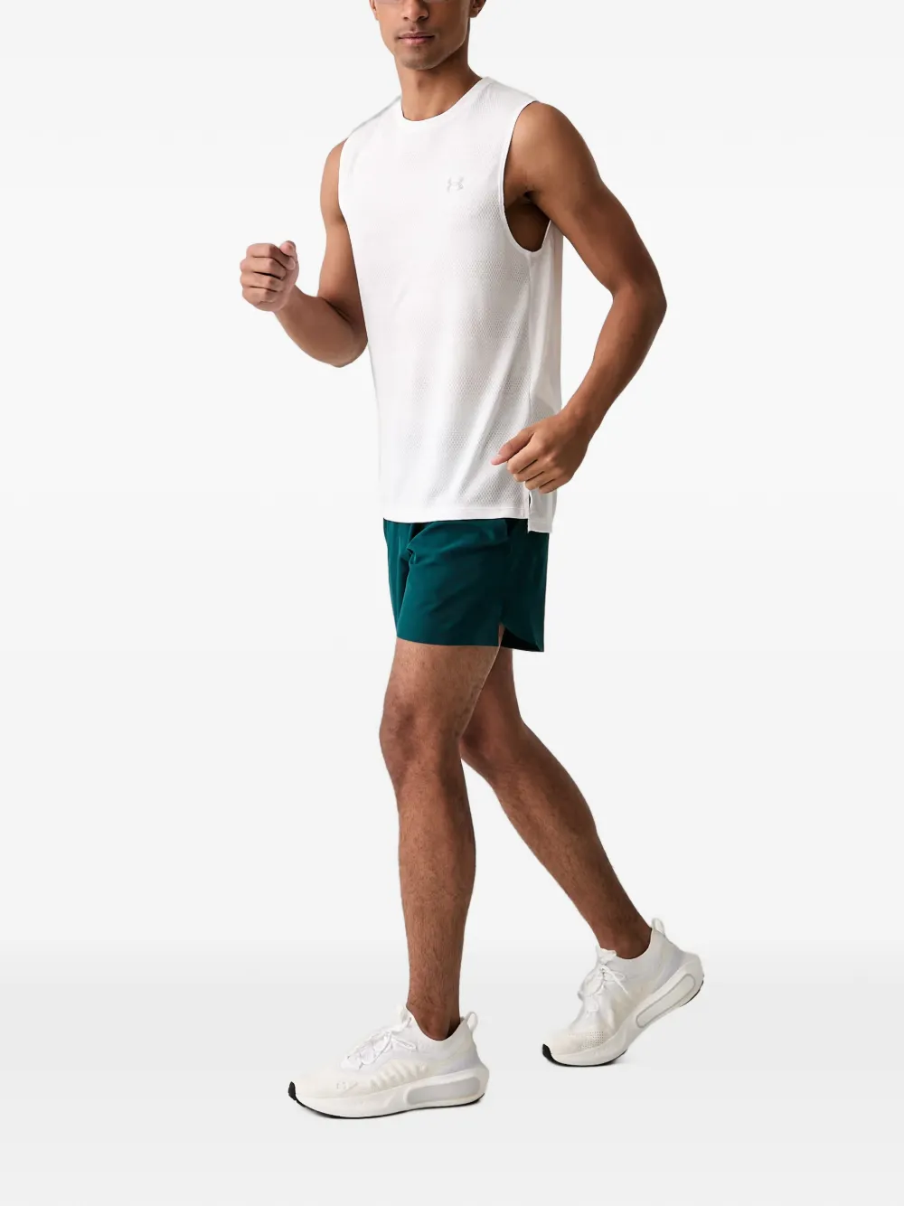 Under Armour UA Vanish Elite shorts met logo-tailleband Groen