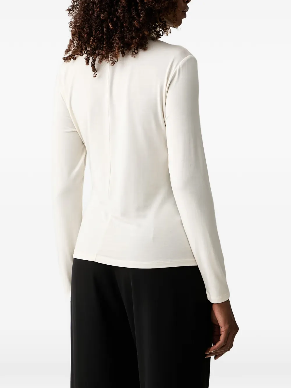 TWINSET embellished gathered-detail blouse Beige