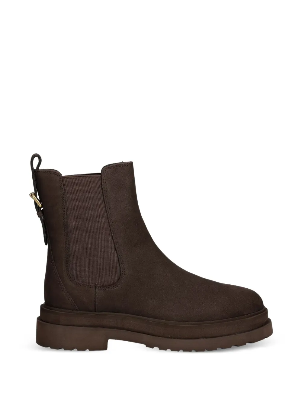 TWINSET leather Chelsea boots