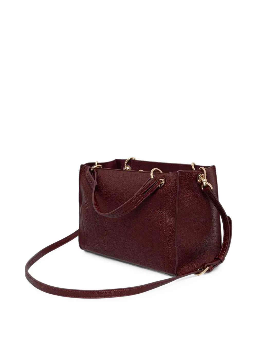 TWINSET Shopper met textuur en logo-detail Rood