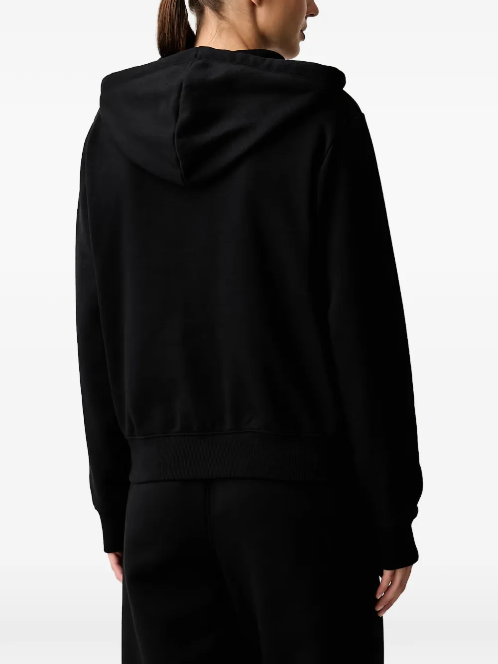 Under Armour Hoodie met logoprint en rits Zwart