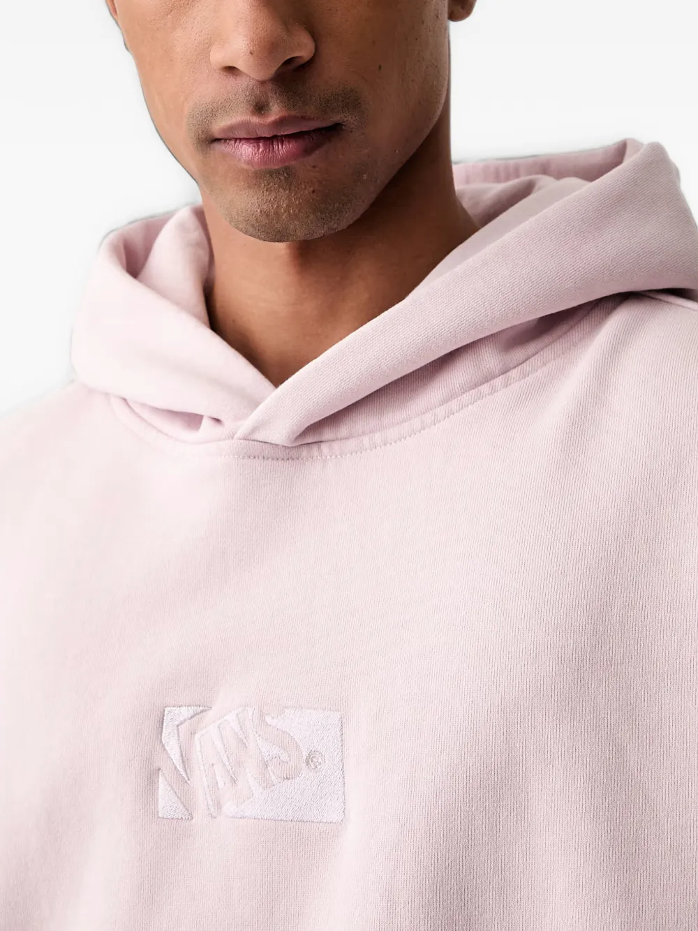 Vans Hoodie met geborduurd logo Roze