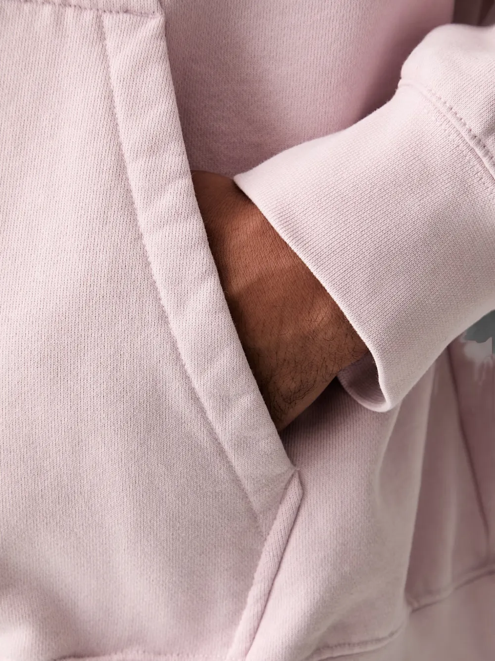 Vans Hoodie met geborduurd logo Roze