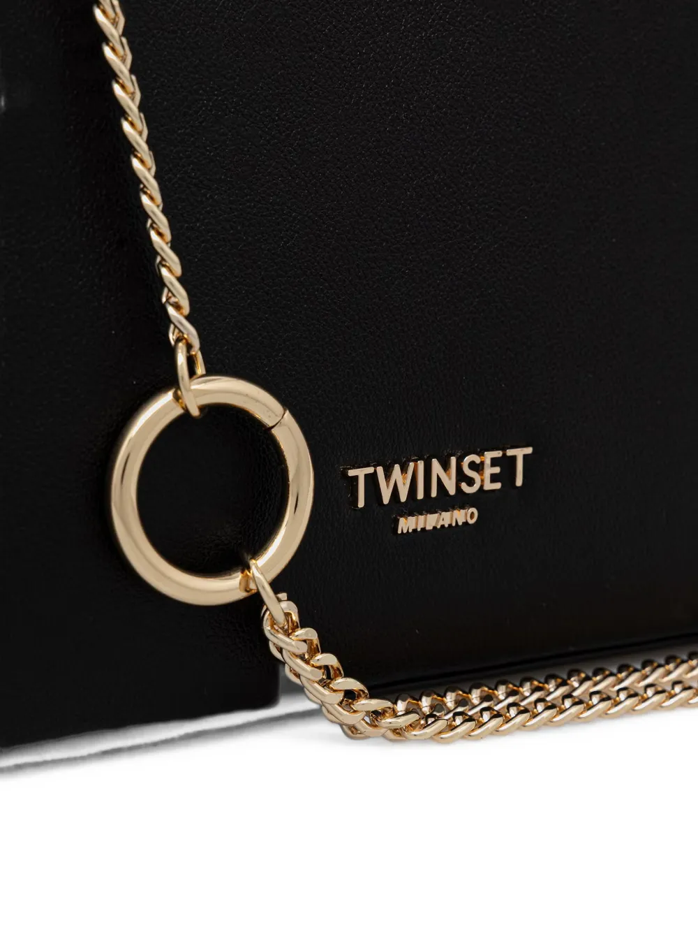 TWINSET Schoudertas met schakelketting Zwart