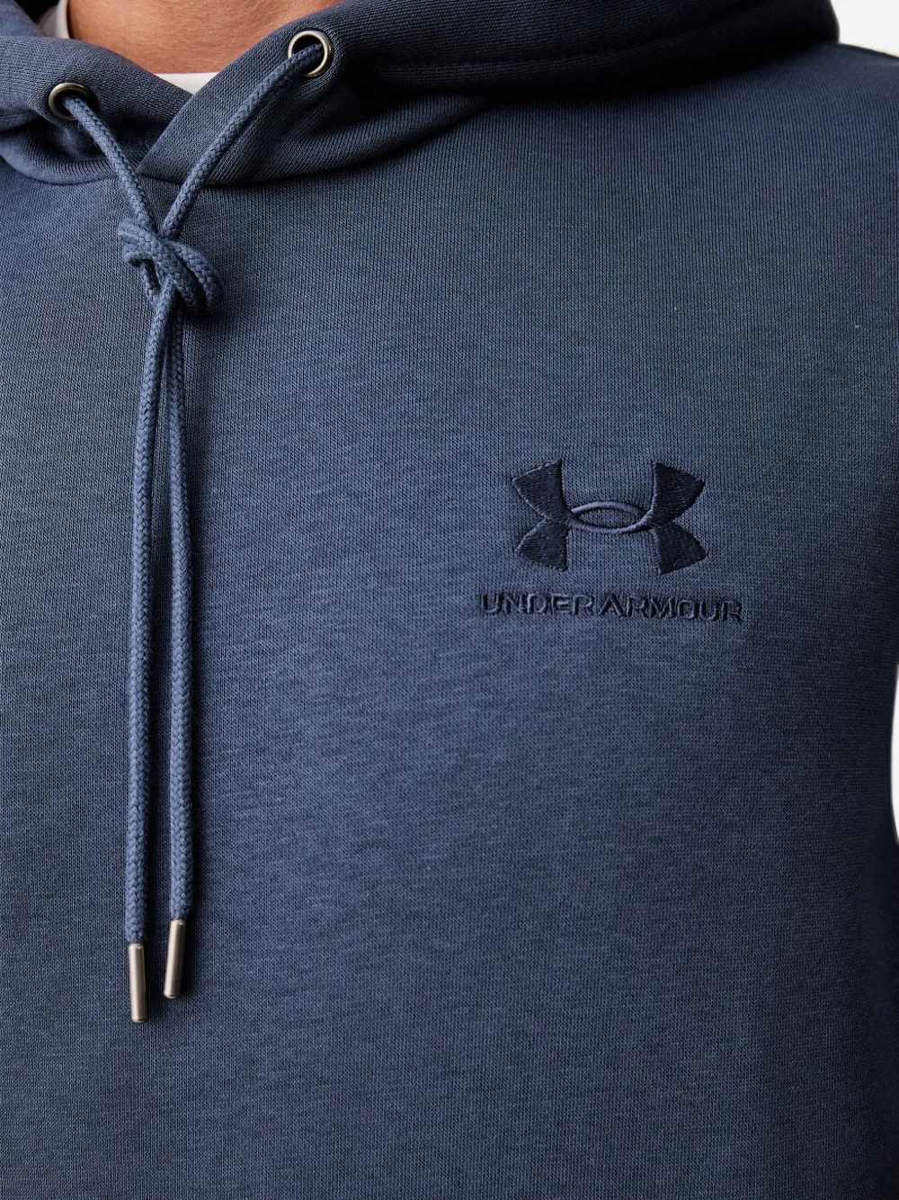Under Armour Hoodie met geborduurd logo Blauw