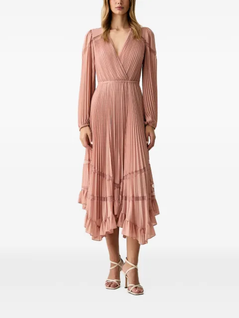 TWINSET long pleated georgette dress