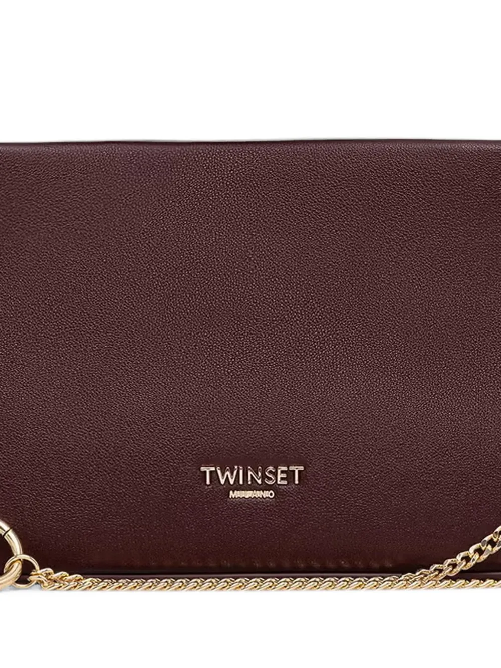 TWINSET Schoudertas met logoplakkaat Rood