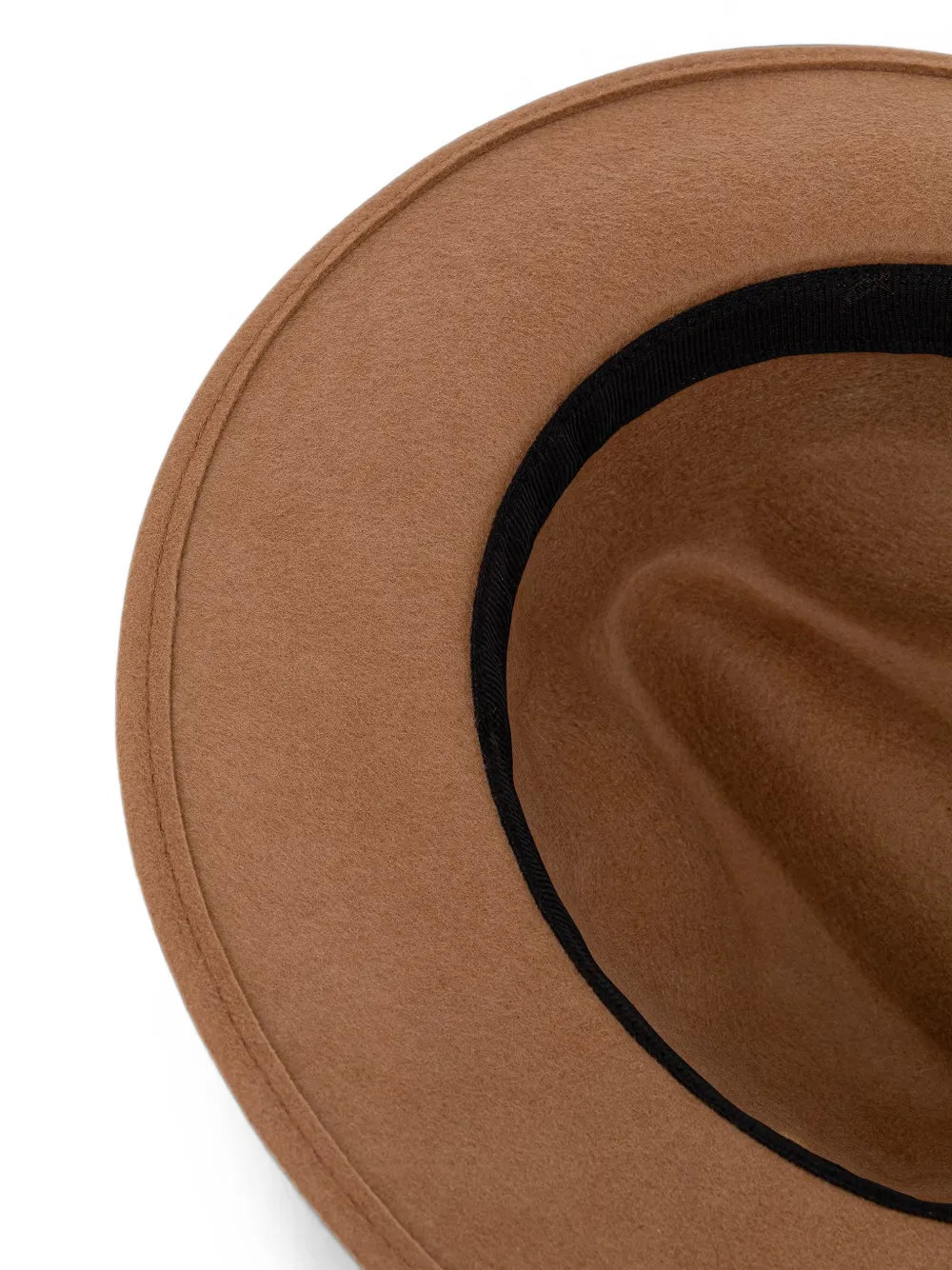 TWINSET Fedora hoed met logoplakkaat Bruin