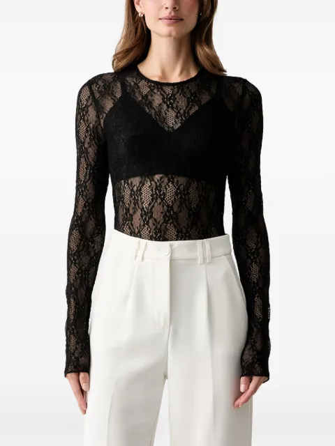 TWINSET lace-panelled bodysuit