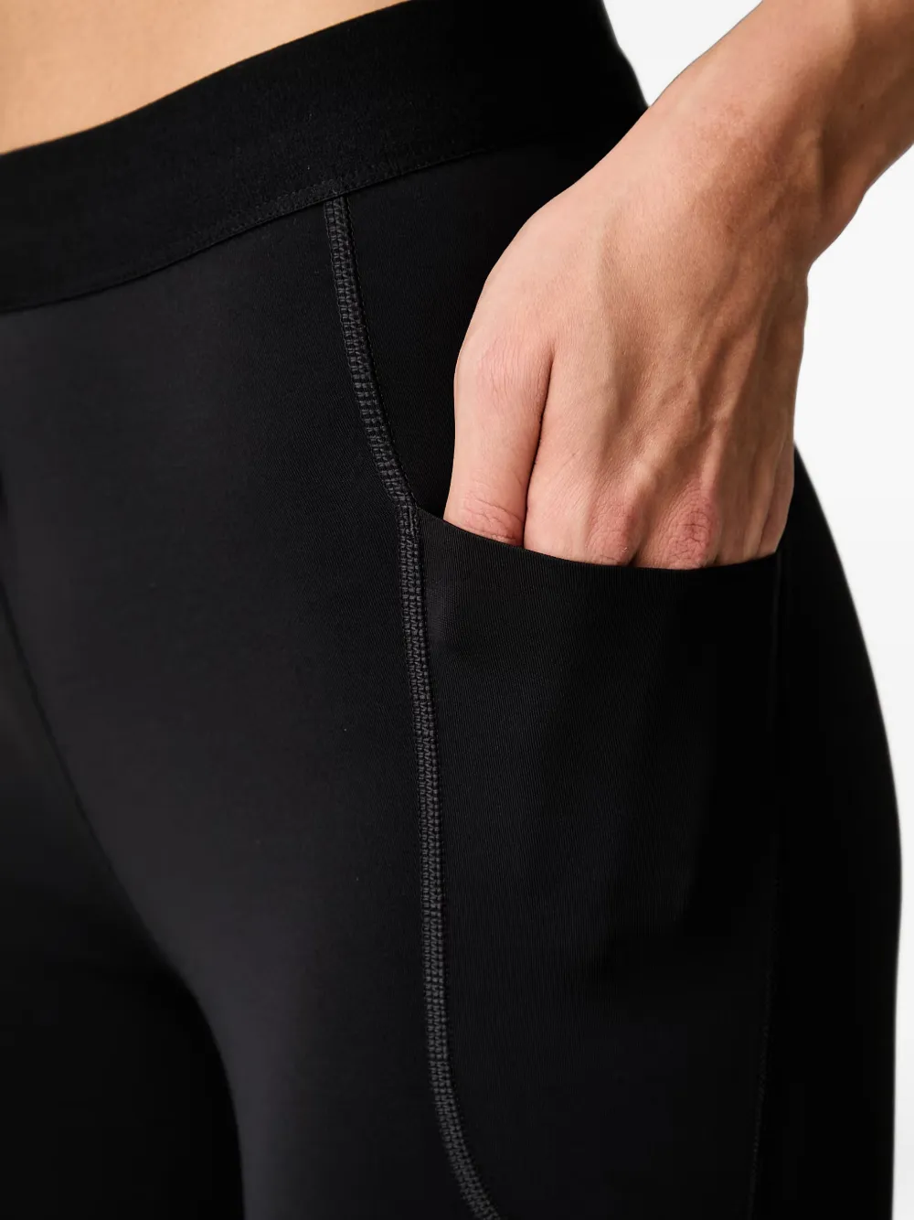 Under Armour Velociti Pro legging met trekkoordtaille en logo-print Zwart