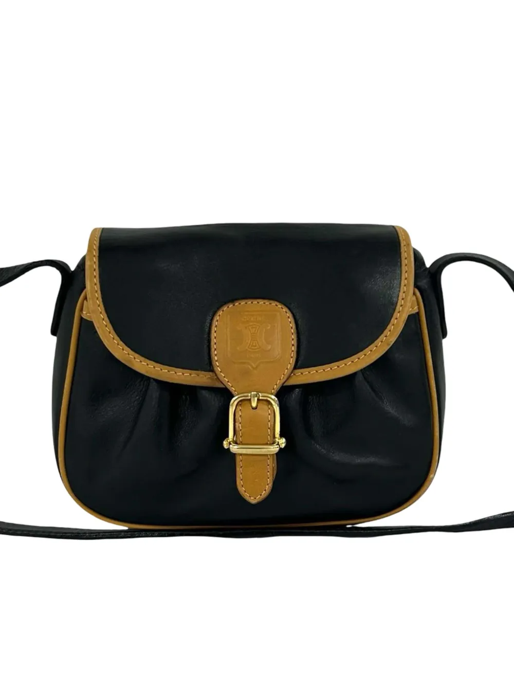Celine Pre-Owned 2006 Leather crossbody bag - Nero