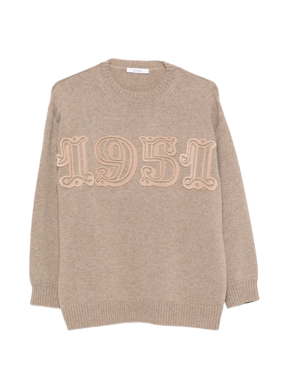 Max Mara appliqué-patch sweater