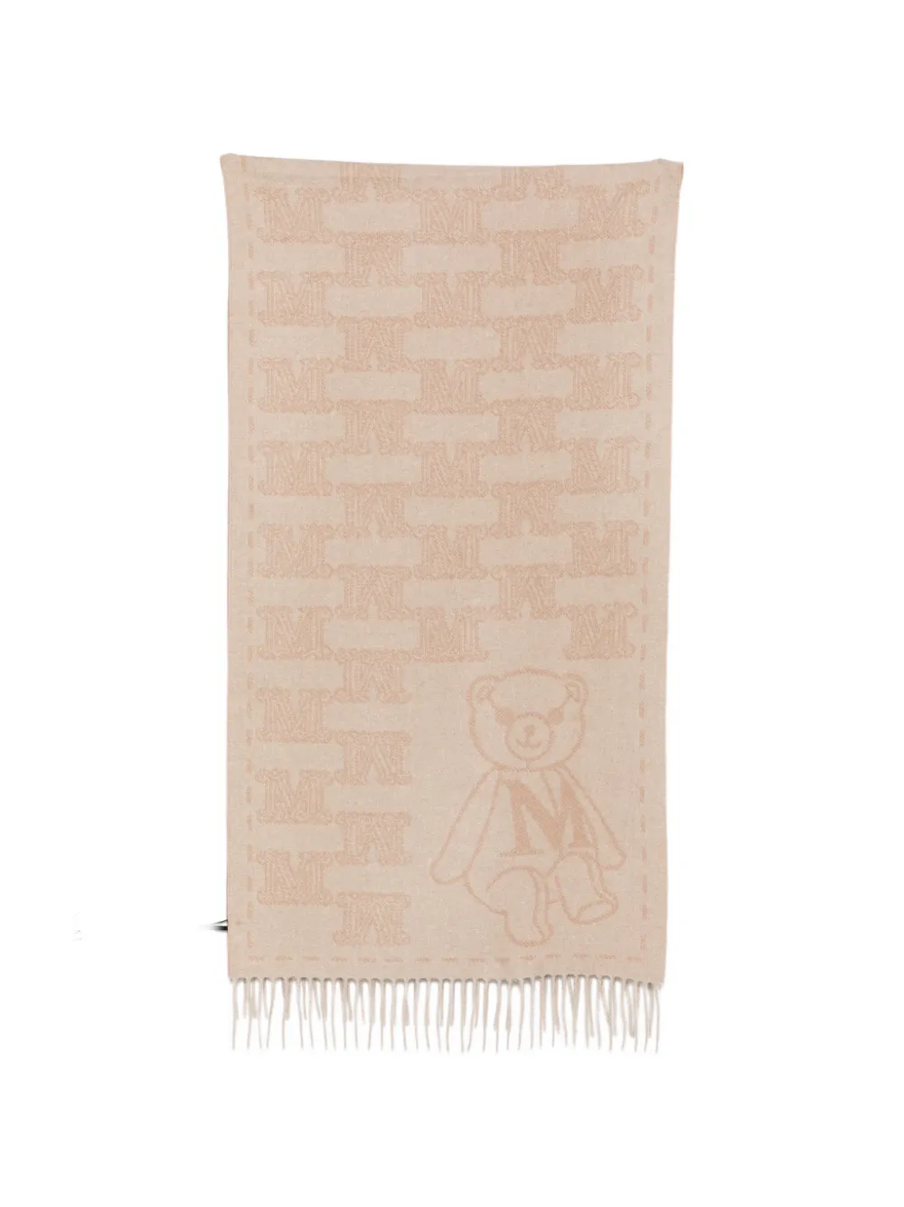Max Mara Charme monogram-pattern scarf