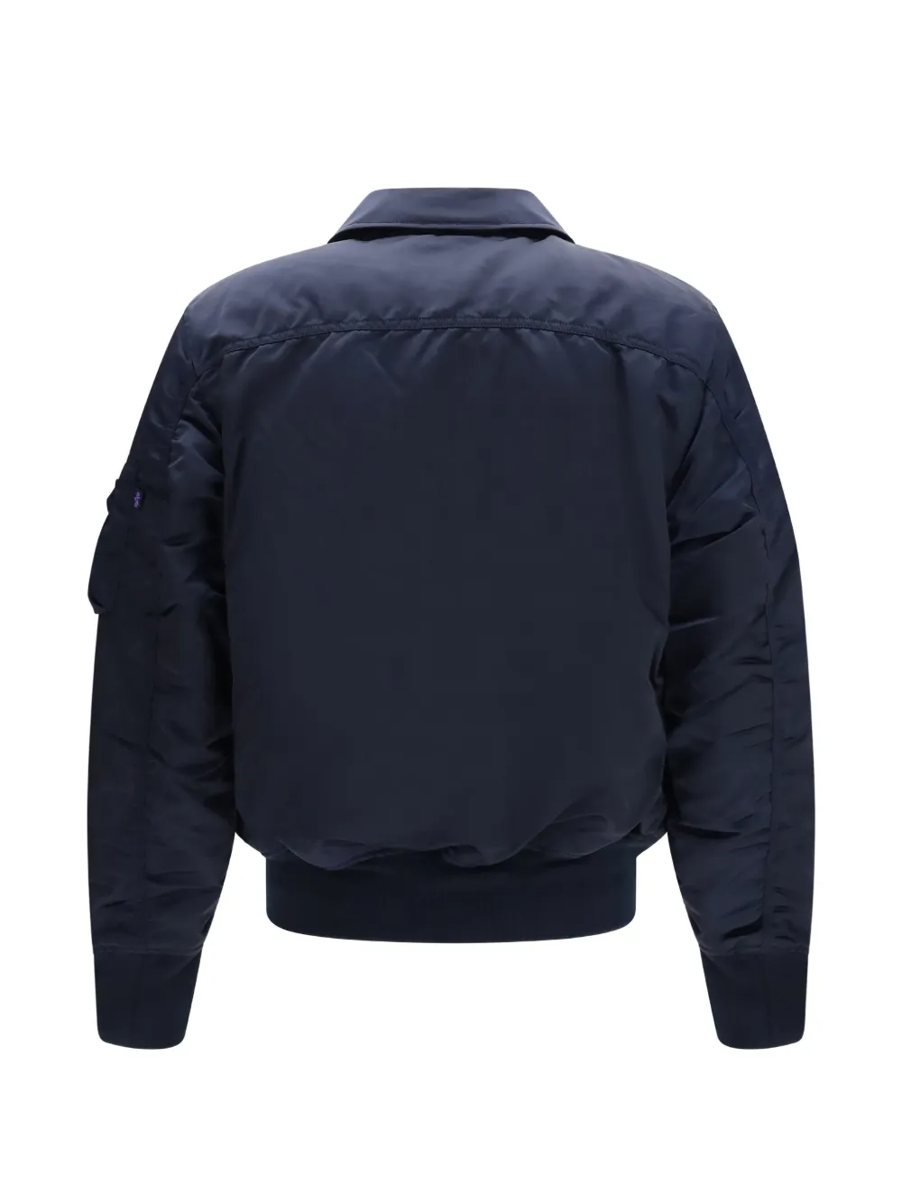 Alpha Industries Cwu-45 P bomberjack met logo-patch Blauw