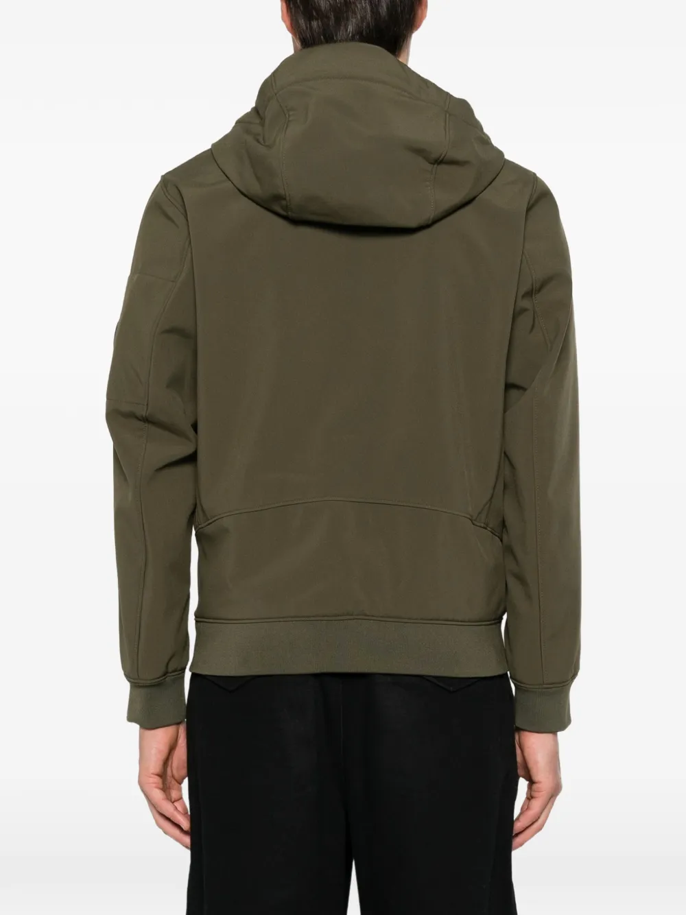 C.P. Company Jack met capuchon en logodetail Groen