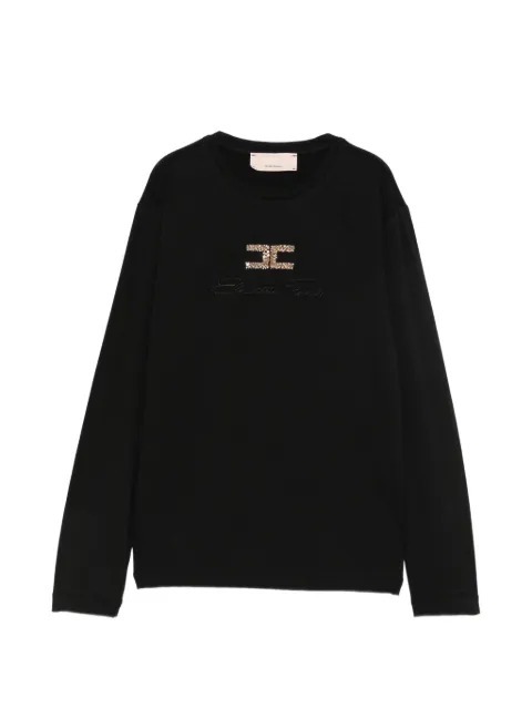 Elisabetta Franchi Kids logo-embellished long-sleeve T-shirt