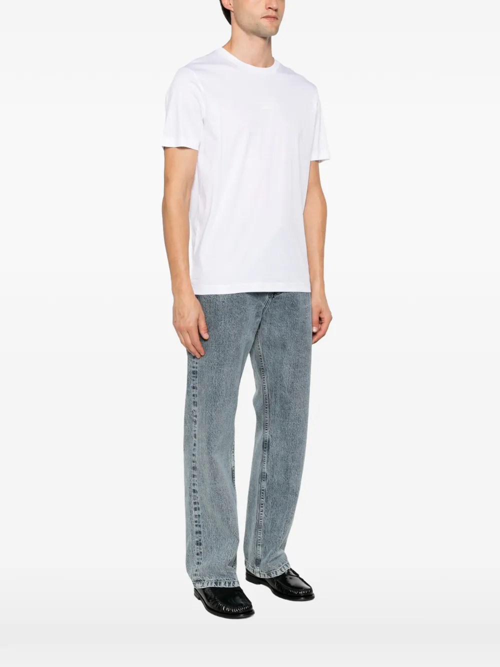 BOSS x Porsche T-shirt met grafische print Wit