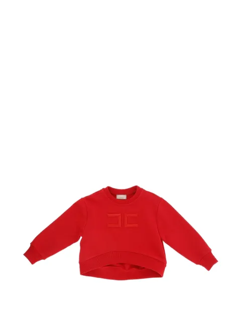 Elisabetta Franchi Kids sudadera con logo bordado