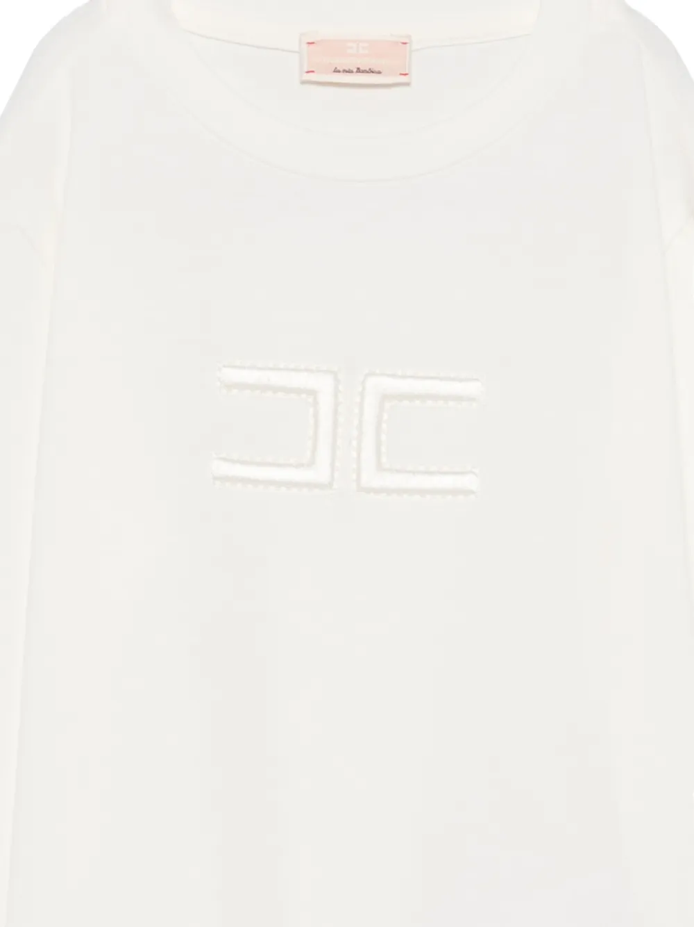 Elisabetta Franchi Kids T-shirt met lange mouwen Beige