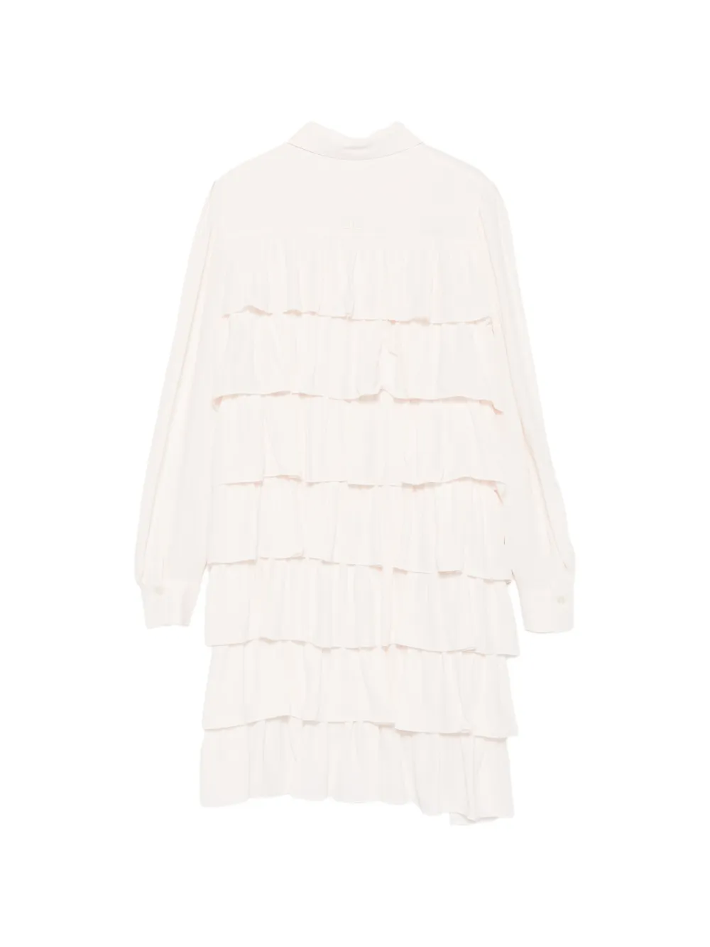 Elisabetta Franchi La Mia Bambina Shirt met ruches Beige