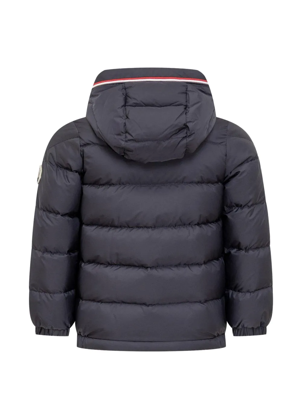 Moncler Enfant quilted hooded jacket Blauw