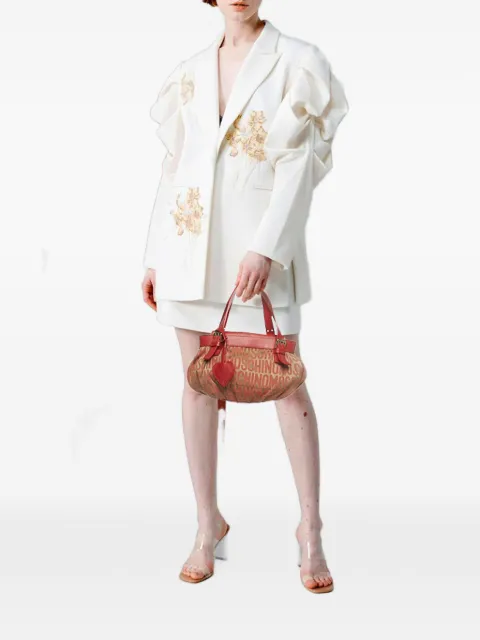 Moschino Pre-Owned Schultertasche mit Herzanhänger