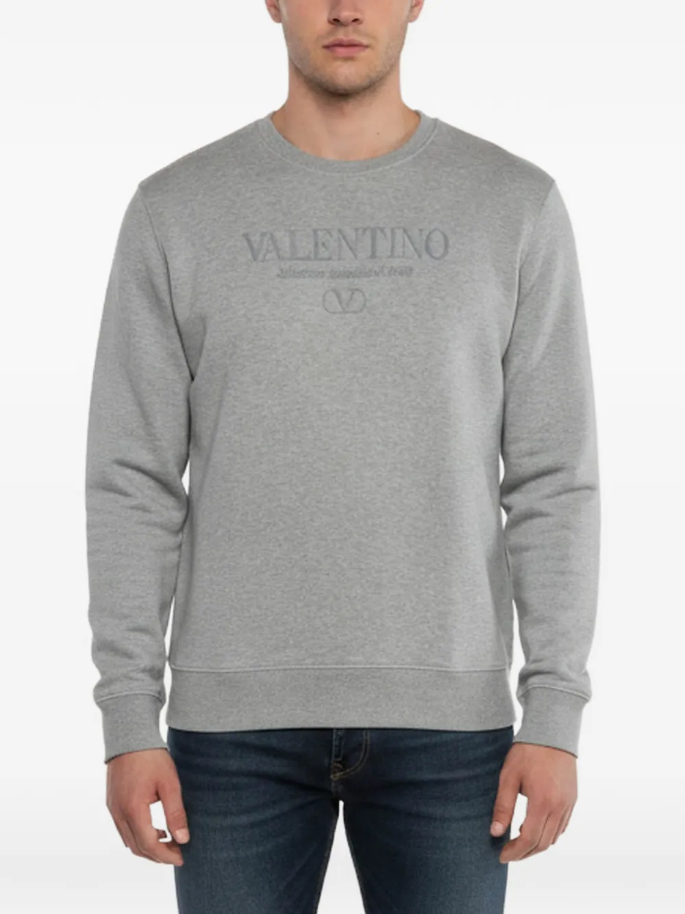 Valentino Garavani Pre-Owned crew-neck sweater - Grau